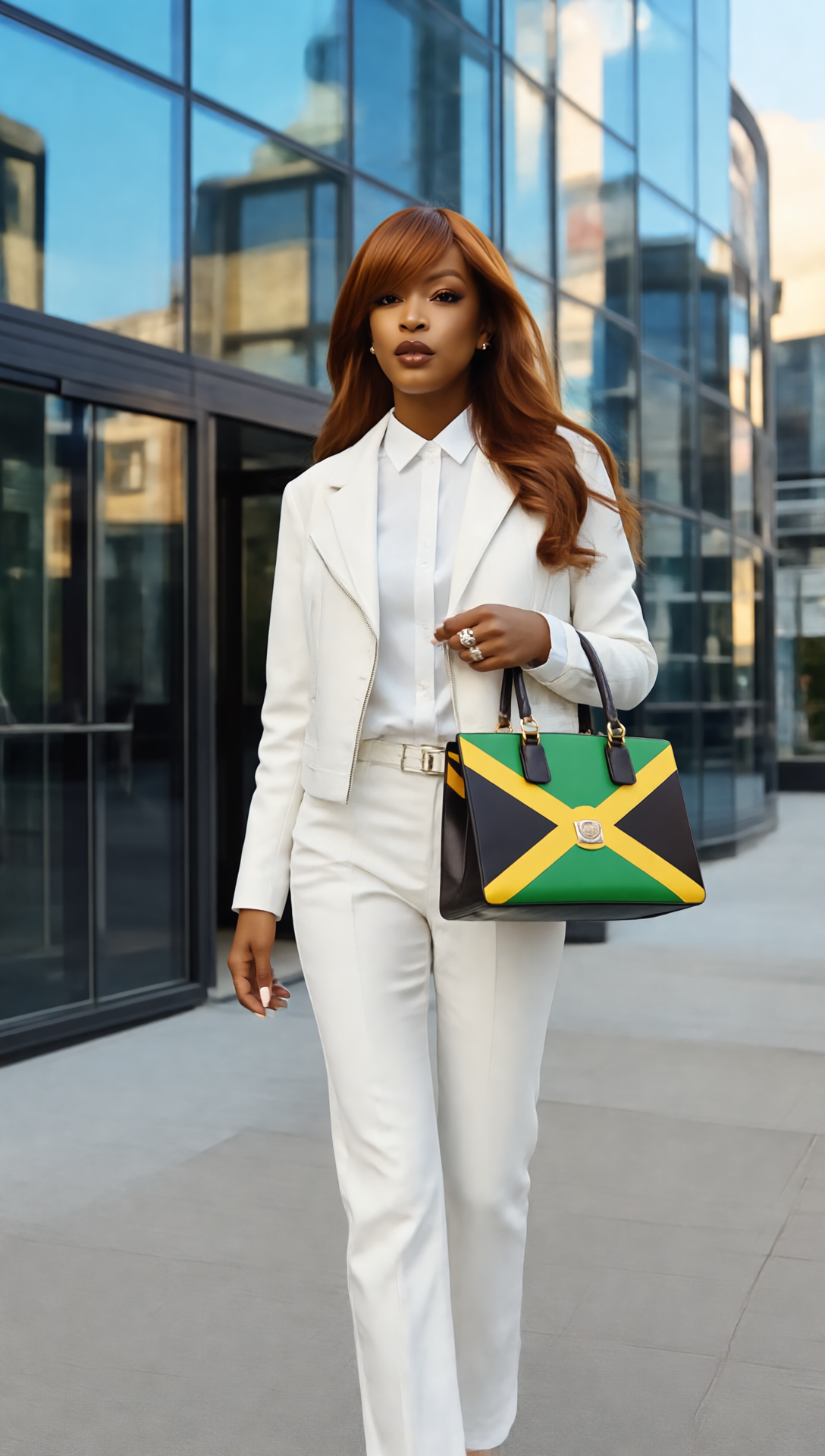 Tanya Lux White Suit